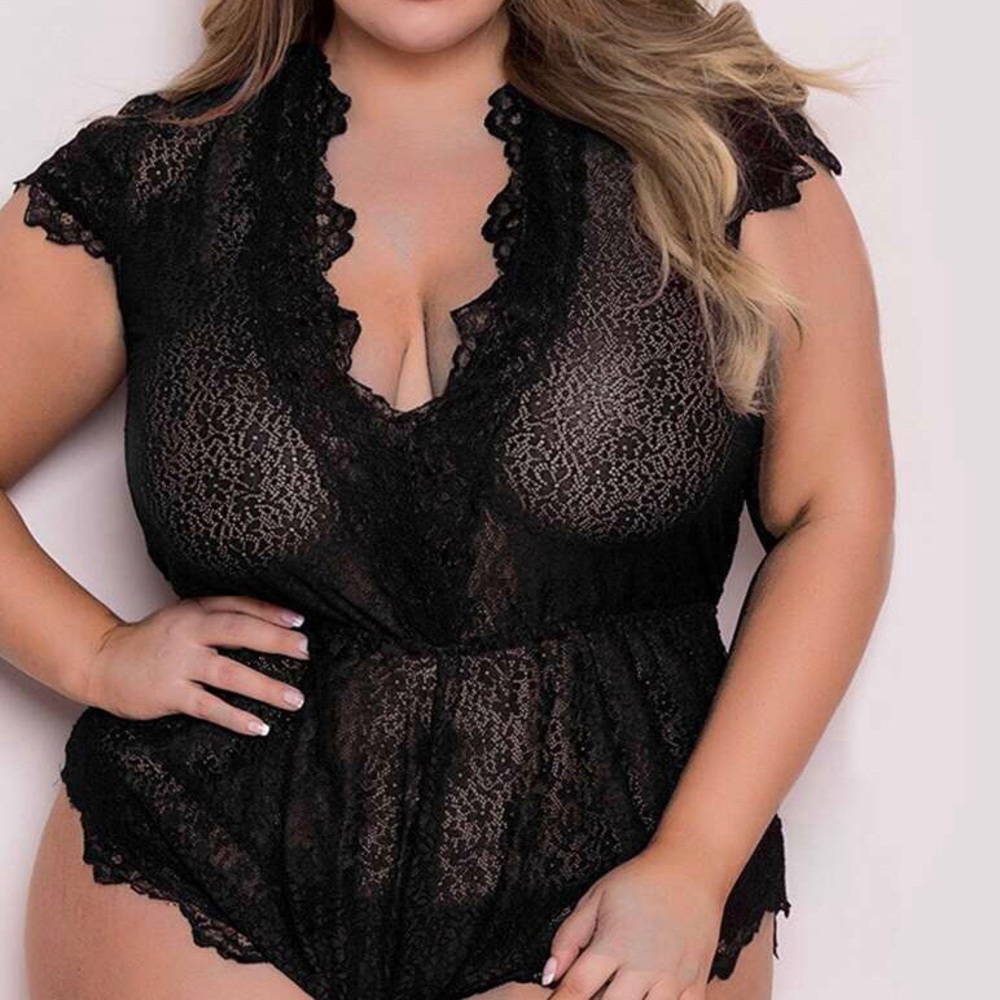 Black Plus Size Lingerie